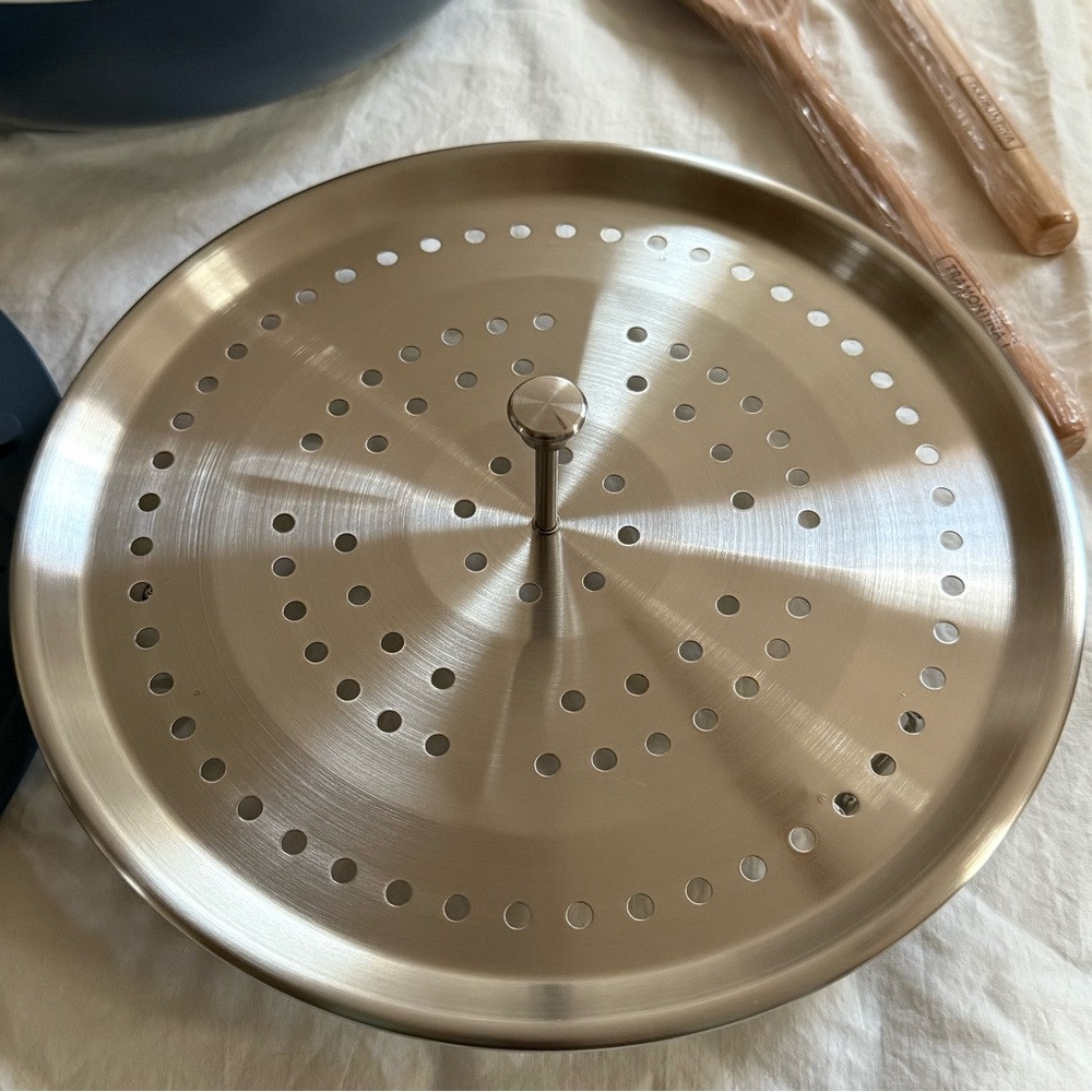 NWT TRAMONTINA - 7-Piece All-in-One Plus Pan - Non-Toxic Ceramic Interior - Picture 6 of 10